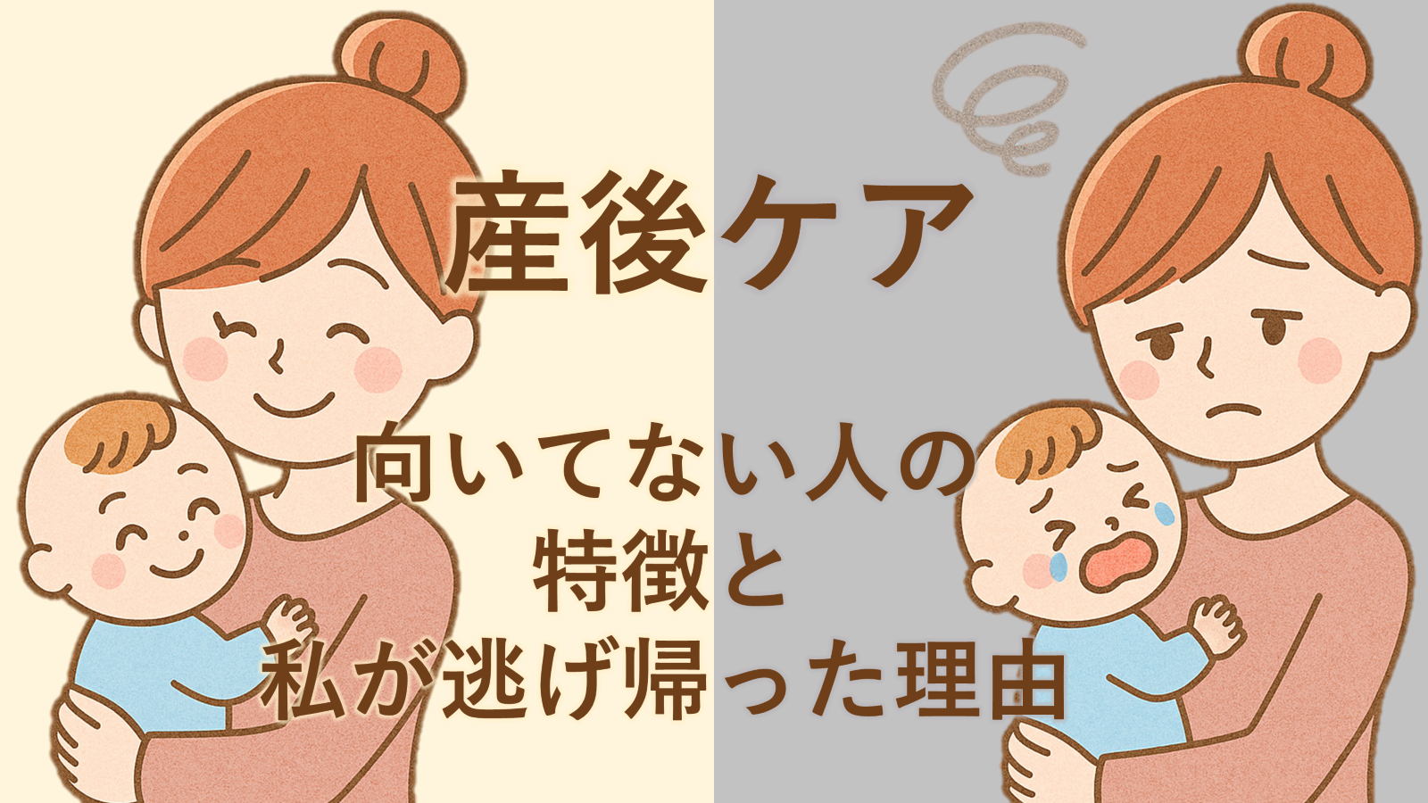 産後ケア　向いてない人の特徴と私が逃げ帰った理由